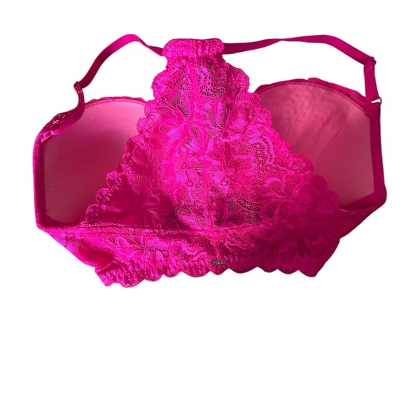 Victoria's Secret Fuchsia Lace Bralette - Picture 3 of 6